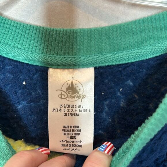 Disney Parks Mickey Mouse Sherpa Fleece Crewneck Sweatshirt. Size Small. Unisex. - Picture 4 of 8